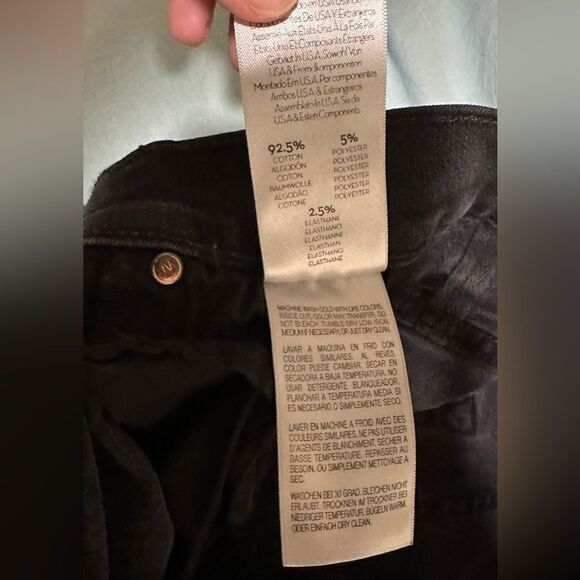 Mother Jean‎ Size 24 Black Insider Crop Step Fray Guilty Racer Stripe Bootcut - Picture 13 of 13